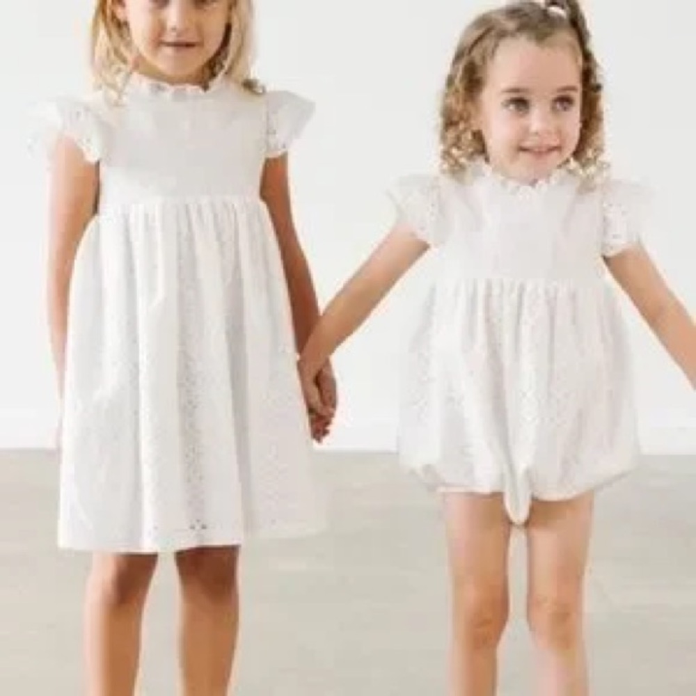 Dondolo Eyelet Dress Sz 3T